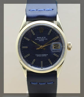 Rolex Oyster Perpetual Date (blue) (3.1.394) - Momentum Dubai