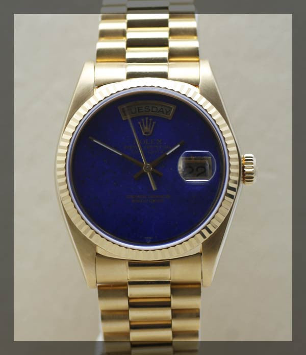 Rolex Day Date Lapis dial (3.1.364) - Momentum Dubai